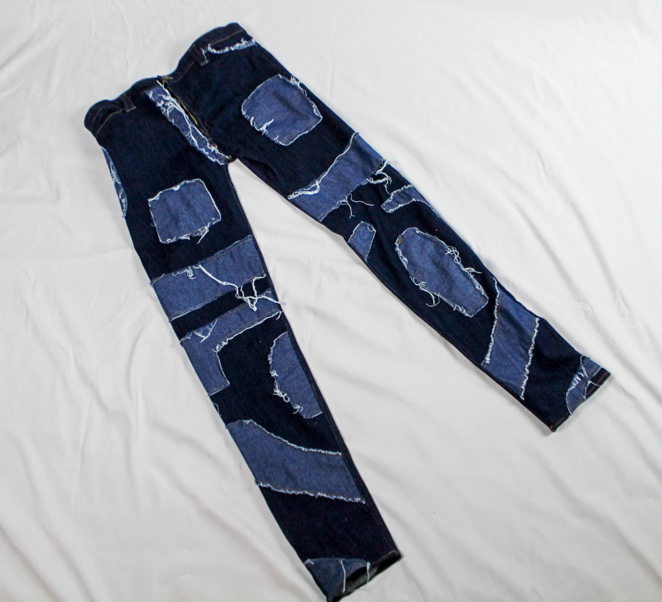 Breaking Patchwork Jeans