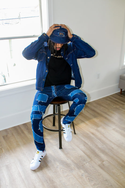 Breaking Patchwork Jeans